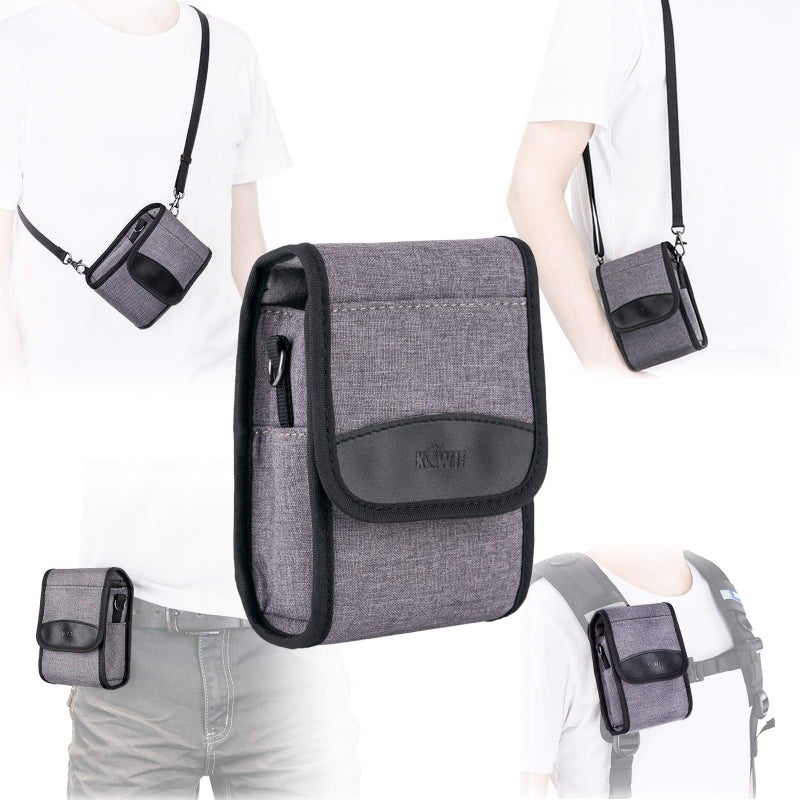 Kiorafoto Compact Camera Pouch Case for Lumix ZS99 Sony ZV-1II ZV-1F ZV1 RX100VII RX100VI RX100VA RX100V RX100IV III II Canon G7XIII II G9XII Ricoh GR IV GRIII HDF GRIIIx HDF GR IIIx Olympus TG-7 TG-6 - Image 1