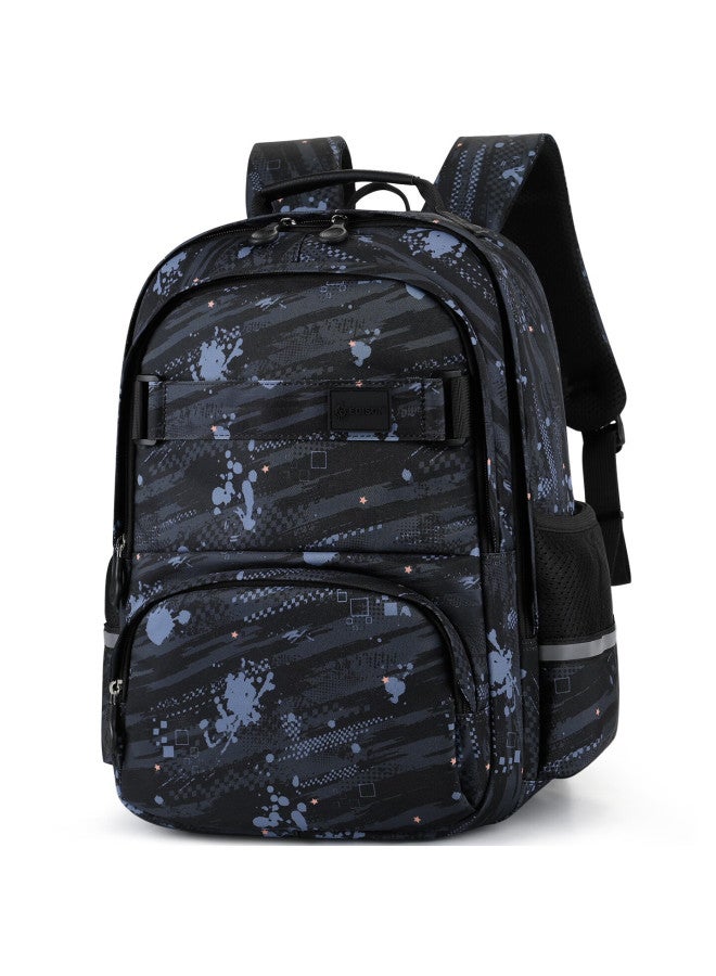 Edison Primary School Backpack Spine Protection Load Reduction Anti-drop Large Capacity Reflective Bag L39-1 For Grades 1-3-6 - Image 1