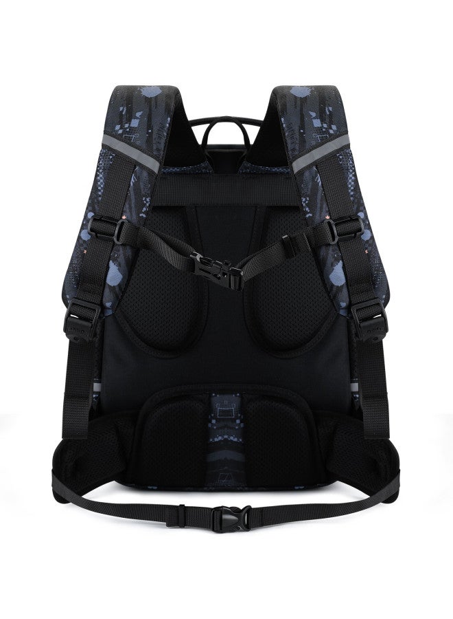 Edison Primary School Backpack Spine Protection Load Reduction Anti-drop Large Capacity Reflective Bag L39-1 For Grades 1-3-6 - Image 5