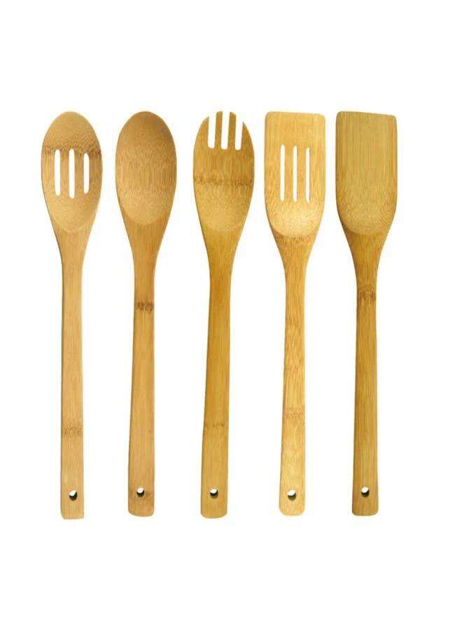 Royalford 5-Piece Bamboo Kitchen Tools Set