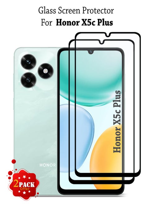 Proteggi Schermo Honor X5c Plus 4G – Vetro Temperato 9H + Pellicola Fotocamera, 2+2 Pezzi!