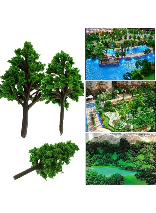 15PCS Miniature Model Trees for DIY Scenery, Model Railway Landscape Trees, Mini Diorama Trees, Artificial Model Trees for Train Layouts, Architecture, Fairy Garden & Sand Table (4.5-8.5cm) - Image 5