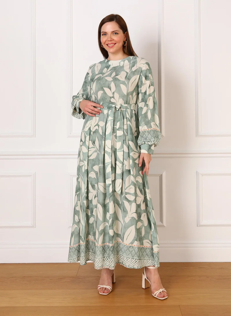 عالية من مودانيسا Sea Green - Plus Size Dress - Alia