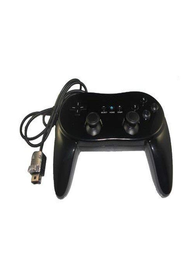 OSTENT Wired Classic Controller Pro Compatible for Nintendo Wii Remote Console Video Game Color Black - Image 2