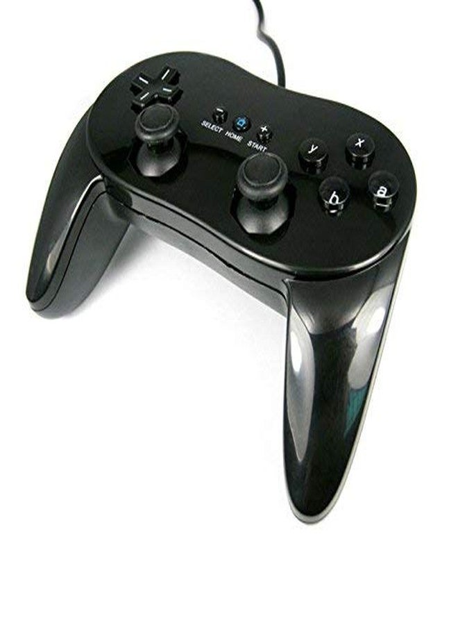 OSTENT Wired Classic Controller Pro Compatible for Nintendo Wii Remote Console Video Game Color Black - Image 3