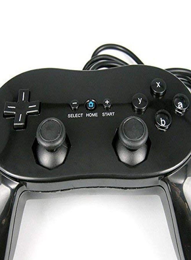 OSTENT Wired Classic Controller Pro Compatible for Nintendo Wii Remote Console Video Game Color Black - Image 4