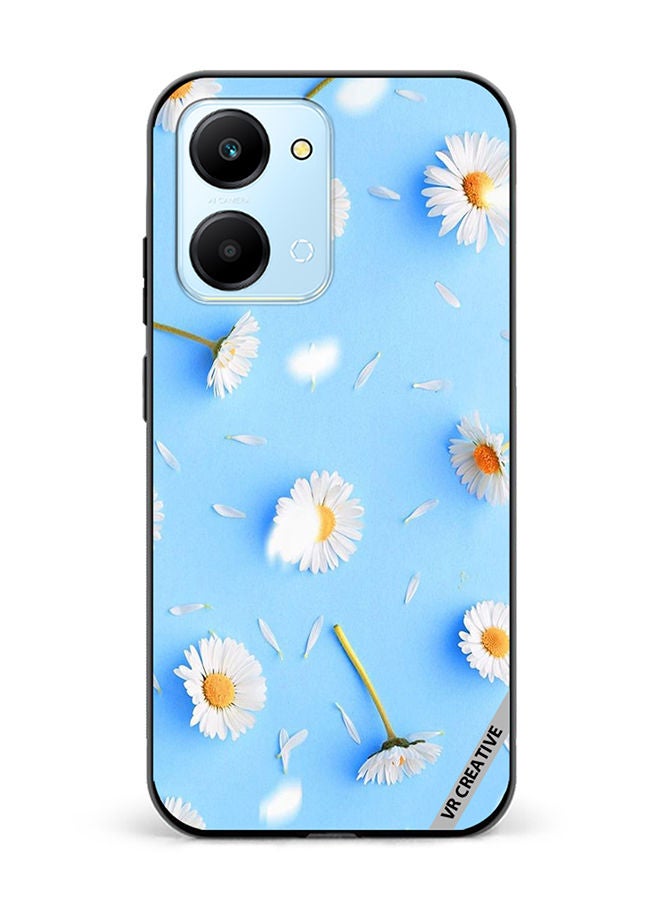 VR CREATIVE Protective Case Cover For Honor Play7T Flower Design Multicolour - Image 1
