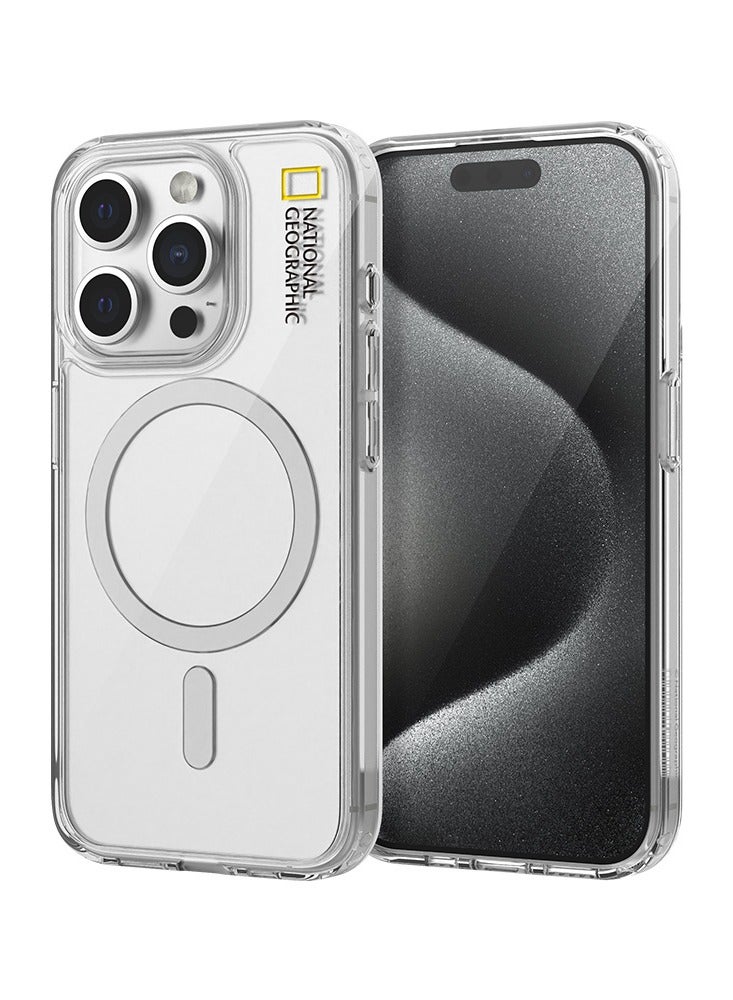 National Geographic Magsafe Clear Case iPhone 15 Pro - Transparent - Image 2