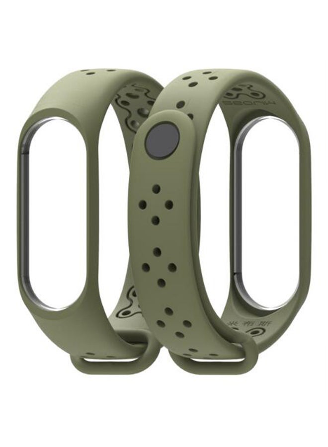 Replacement Strap For Xiaomi Mi Band 4 Green - Image 1