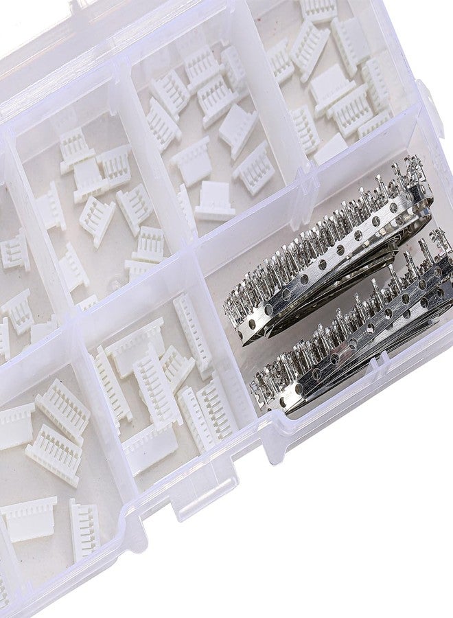 Teansic 495Pcs JST SH 1.0mm Connector Kit,2/3/4/5/6/7/8/9/10 Pin Housing Connectors,1.0mm Pitch JST Adapter,SH 1.0mm Plug Terminal for Racing Cars、Drones - Image 5