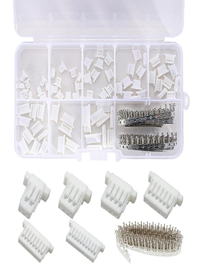 Teansic 495Pcs JST SH 1.0mm Connector Kit,2/3/4/5/6/7/8/9/10 Pin Housing Connectors,1.0mm Pitch JST Adapter,SH 1.0mm Plug Terminal for Racing Cars、Drones - Image 1