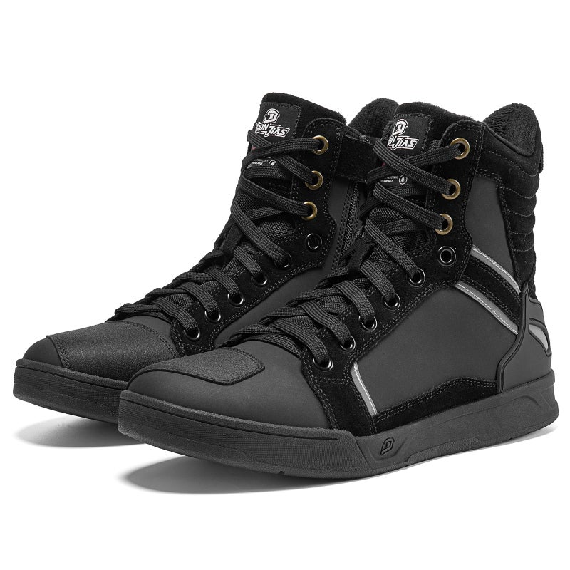 BORLENI Winter Motorcycle Boots Street Riding Shoes AntiSlip Outdoor Trekking Hike Work Shoes for Men - Image 2