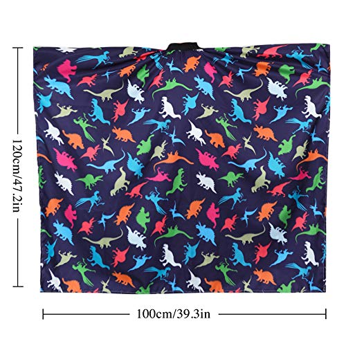 PASHOP Kids Haircut Cape, Dinosaur Waterproof Hair Cutting Cape Boys Barber Haircut Apron for Kids - Image 4