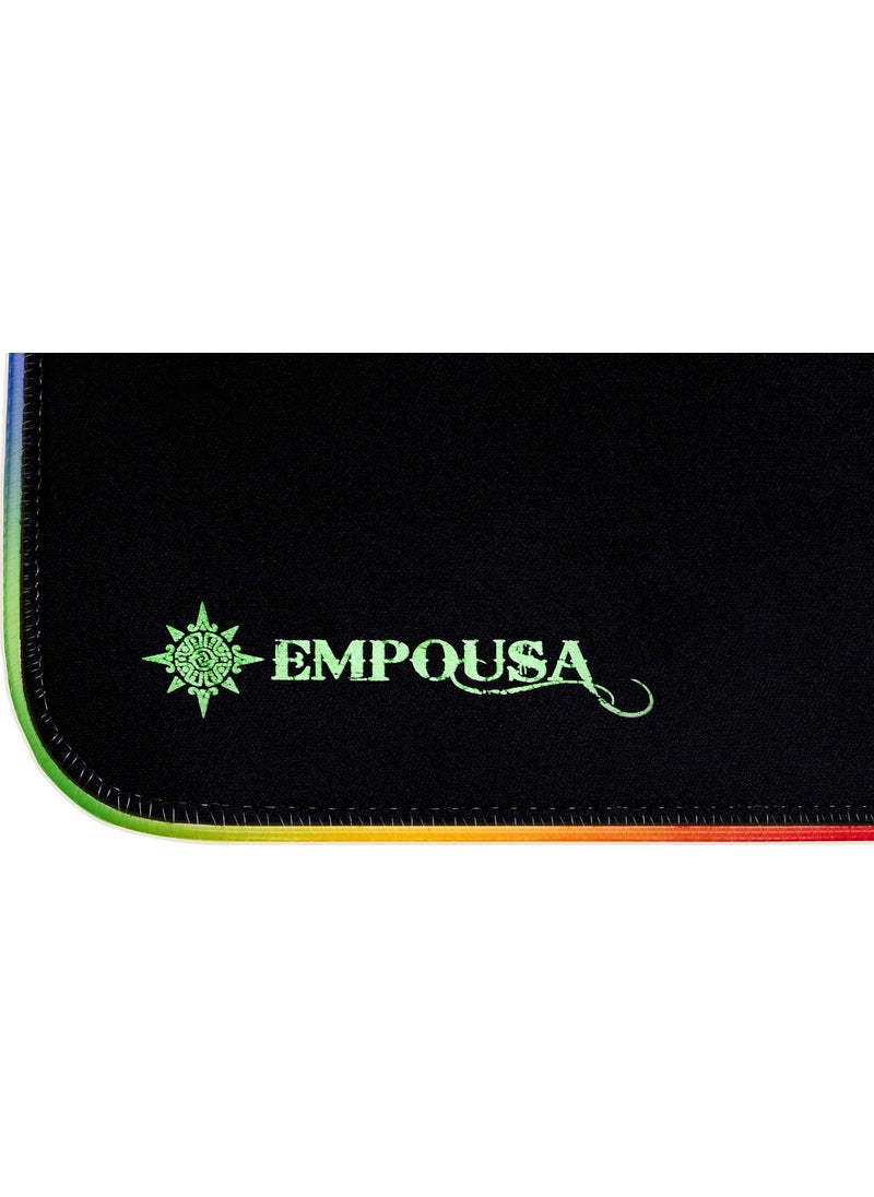 Inca - IMP-022 Empousa Rgb 7 Different LED Lighted Gaming Gaming Mouse Pad - Image 1