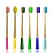 Virgin Forest Bamboo Toothbrush, Natural Eco Friendly Biodegradable Wood Toothbrushes, Vegan Organic Charcoal Tooth Brush, Pack of 6 - Image 2