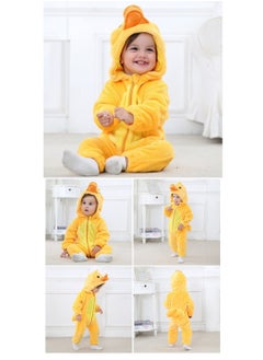 Y&D 1-Piece Children's Little Yellow Duck Onesie Party Costume  - Image 3