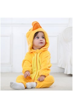 Y&D 1-Piece Children's Little Yellow Duck Onesie Party Costume  - Image 1
