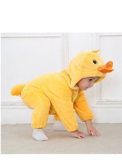 Y&D 1-Piece Children's Little Yellow Duck Onesie Party Costume  - Image 2