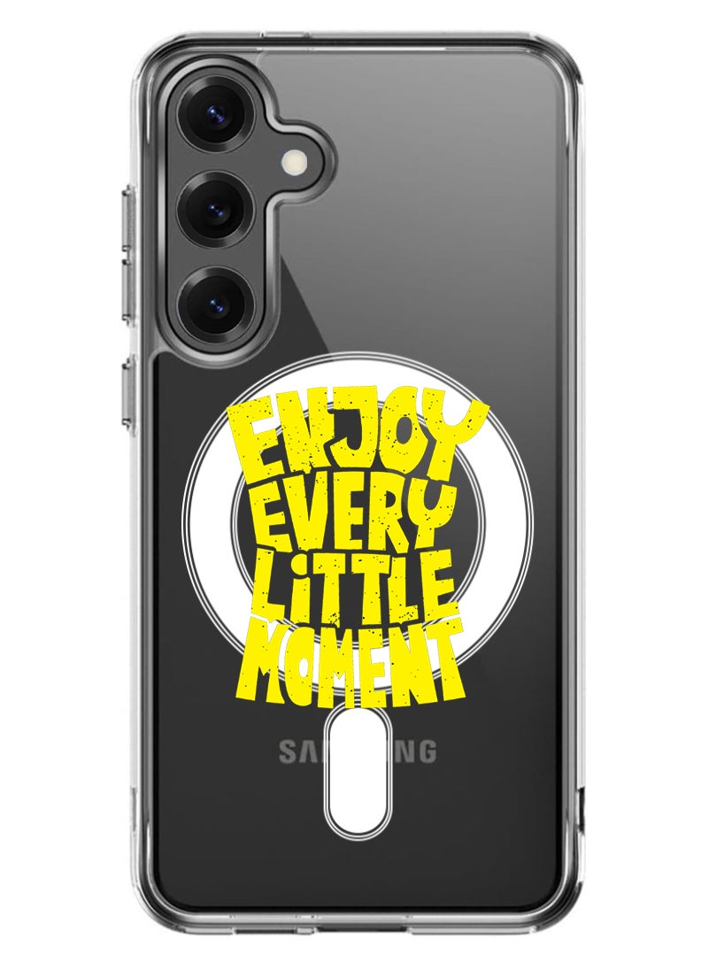 Theodor Magnetic Case for Samsung Galaxy S25 Plus 6.7-inch Compatible with MagSafe Wireless Charging, Shockproof Phone Bumper Cover enjoy every - Image 1