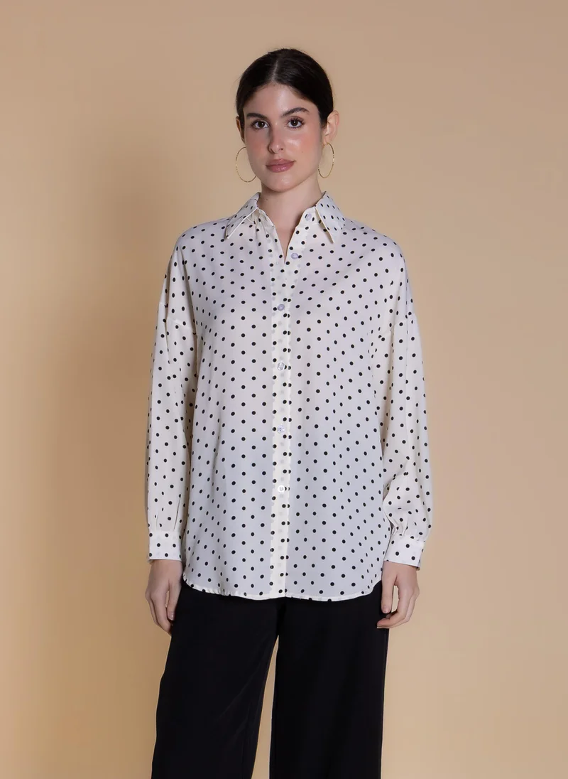 شايبس POLKA DOTS COMFORT SHIRT