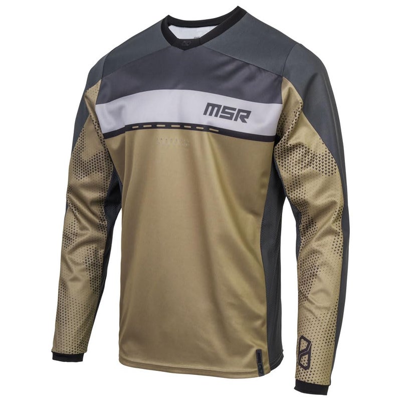 MSR Legend Dirt Bike Motocross MTB Offroad Jersey XXXX-Large Tan - Image 1