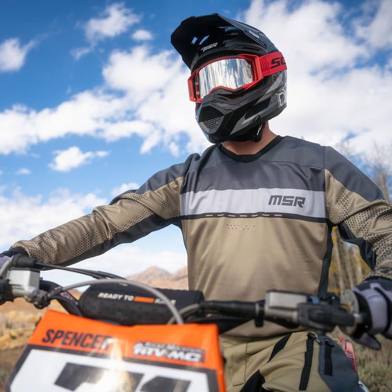 MSR Legend Dirt Bike Motocross MTB Offroad Jersey XXXX-Large Tan - Image 3
