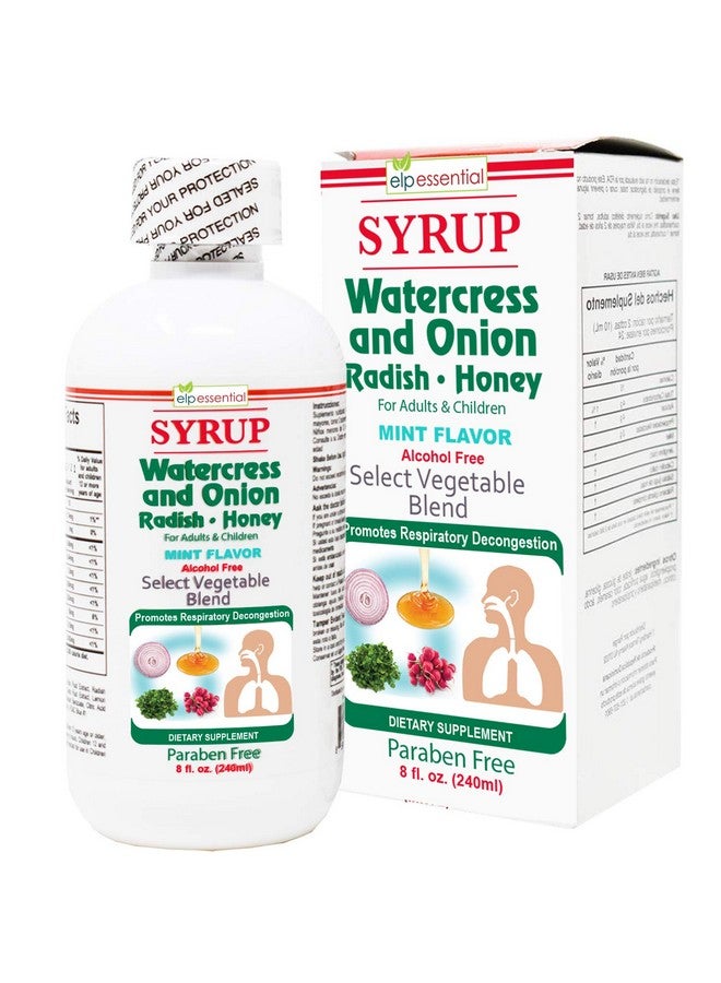 elp essential Jarabe Berro y Cebolla Rabano - Miel 8 Oz 2-Pack Watercress and Onion Radish - Honey Syrup, Sin Omega - Image 2