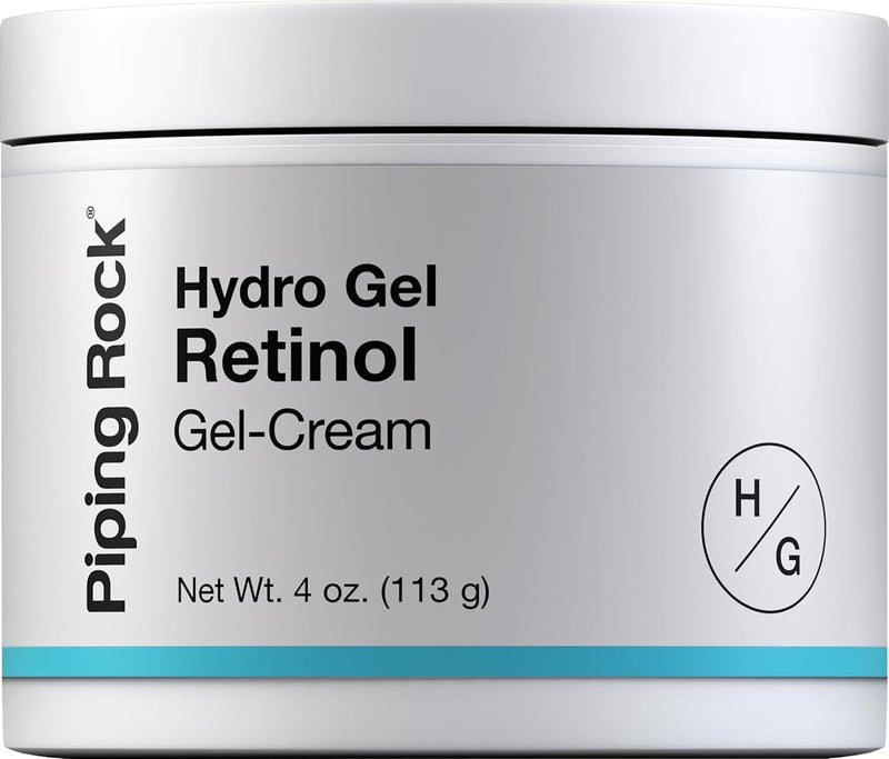 Piping Rock Piping Rock Retinol Cream for Face 4 oz  Hydro Gel Moisturizer  Skincare 