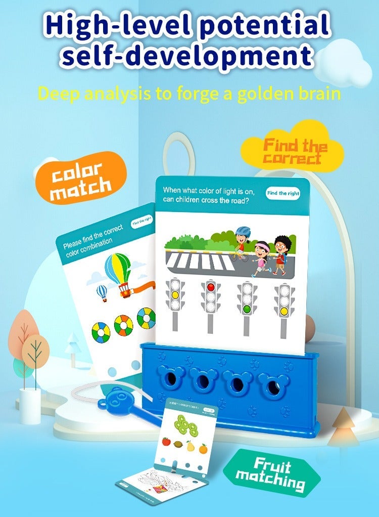 Logic Key Puzzle Game  Children's Educational Toys  Montessori Toys Stage 3  For Kids 3+