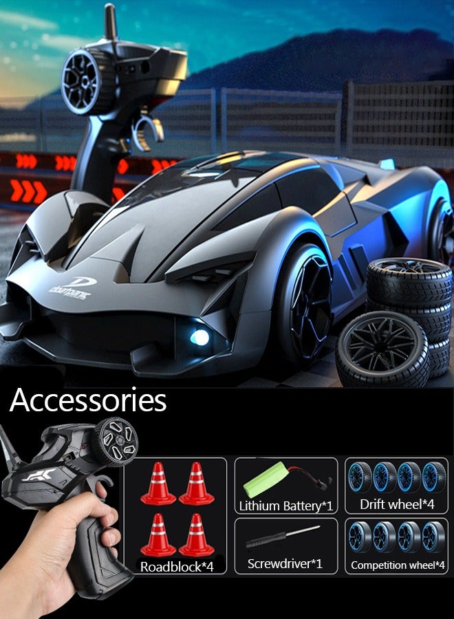 4WD RC Car, 2.4Ghz Drift Car with Drifting & Racing Tires, Racing Car Toy Car for Boys Girls Kids Adults, Suitable for Various Terrains - Image 1