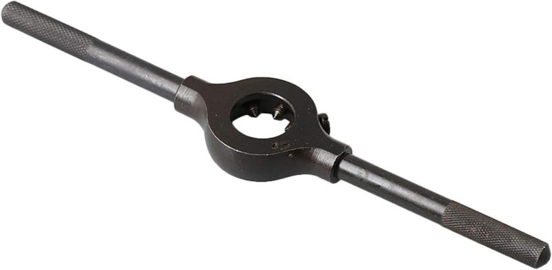 CNBTR Metal 3.7cm Dia 1.0" Round Die Stock Holder Thread Tap Wrench Handle 20.5cm Length Bar Tools Woodworking DIY - Image 2