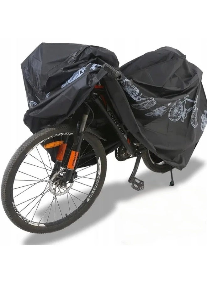 ShebSheb Three-Sided Comprehensive Bicycle Cover Waterproof,Outdoor Bike Covers Dust Rain Wind Proof Cover for Mountain Road Electric Bikes - Image 1