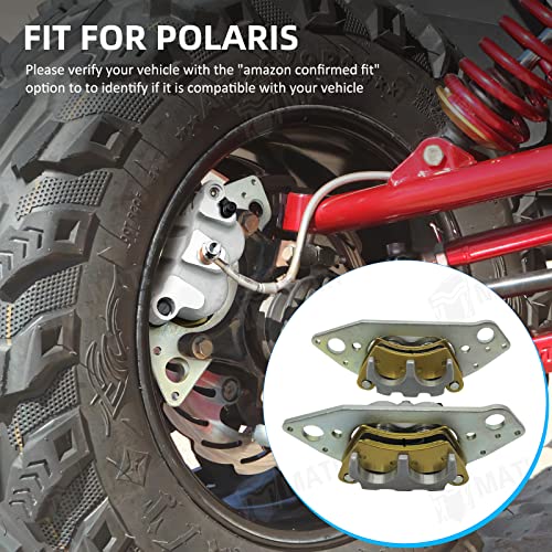 M MATI Front Left Right Brake Calipers for Polaris Ranger 800 Ranger 900 Ranger Diesel RZR 4 800 RZR 900 1000 Ranger 500 570 700 Brutus GEM 1911282 1911283 1911284 - Image 5