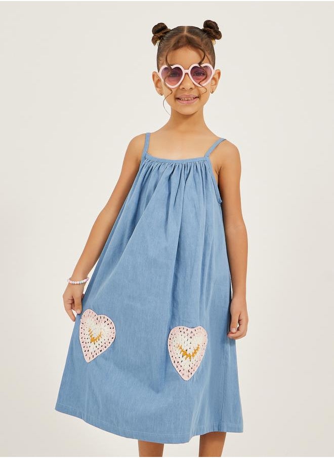 Styli A-Line Denim Dress  - Image 2