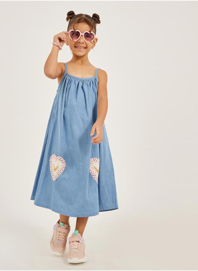 Styli A-Line Denim Dress  - Image 1