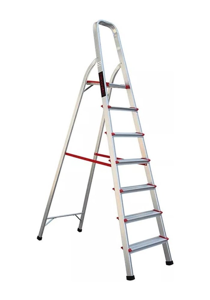 7 Steps Aluminum Household Ladder - Image 2