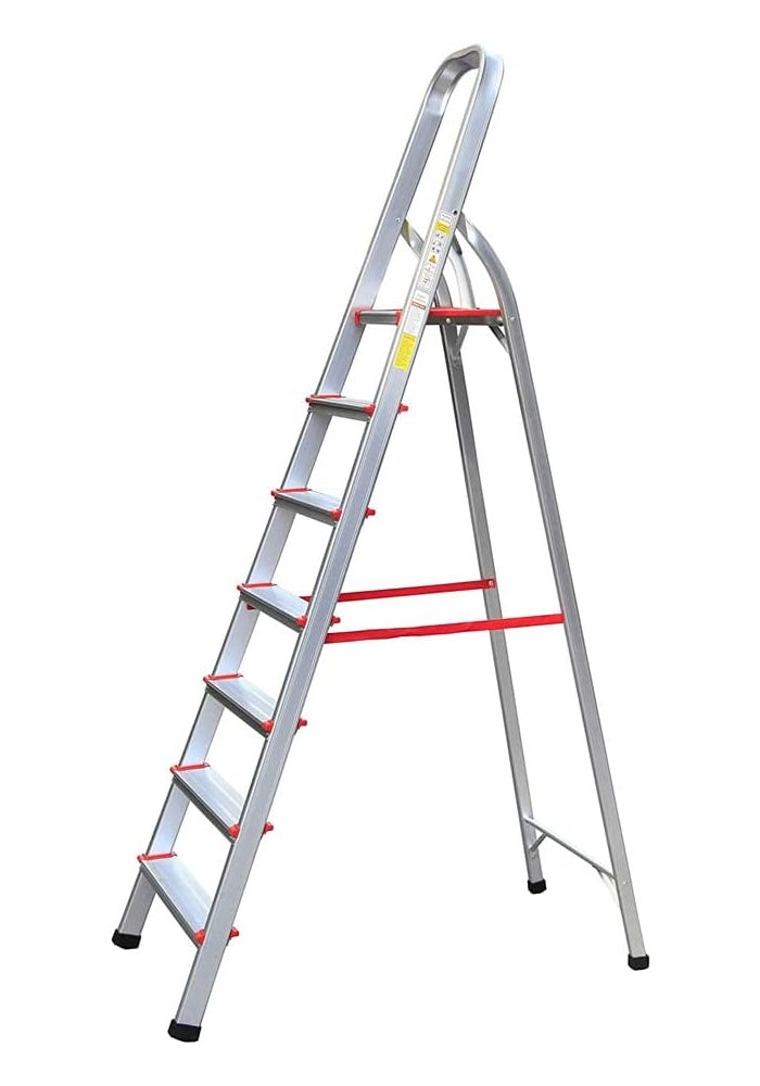 7 Steps Aluminum Household Ladder - Image 1