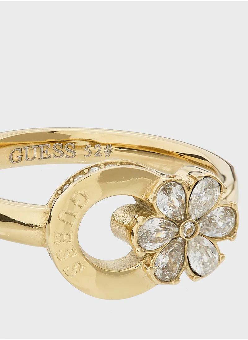 GUESS Lily Flower Ring