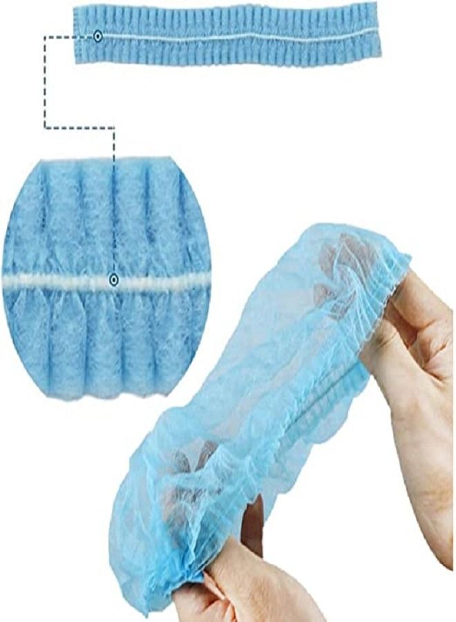 100 Piece High Quality Disposable Bouffant Caps Blue 100Count - Image 3