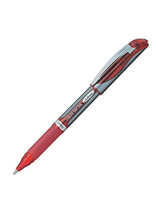 Pentel Liquid Gel Pen Refillable 1.0Mm Red Barrel Ink (Penbl60B) - Image 4