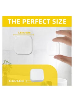 Generic 6 PCS Door Stopper Wall Protector - Clear Square Wall Protectors for Door Knobs Self Adhesive Rubber Door Handle Bumper for Walls, Shock Absorbent Wall Protector from Door Knob  - Image 3