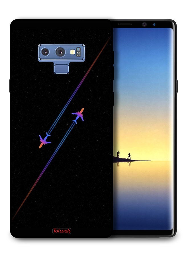 Tolwak Samsung Galaxy Note 9 Protective Case Cover Airplanes Art - Image 1