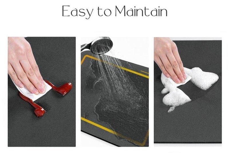 HaRvic HaRvic Dish Drying Mats for Kitchen Counter Coffee Mat Super Water Absorbent Hide Stain Dish Drying Sink Mat for Countertop Bar Mats for Coffee Machine Dish Rack Size 30 x 40  - Image 4