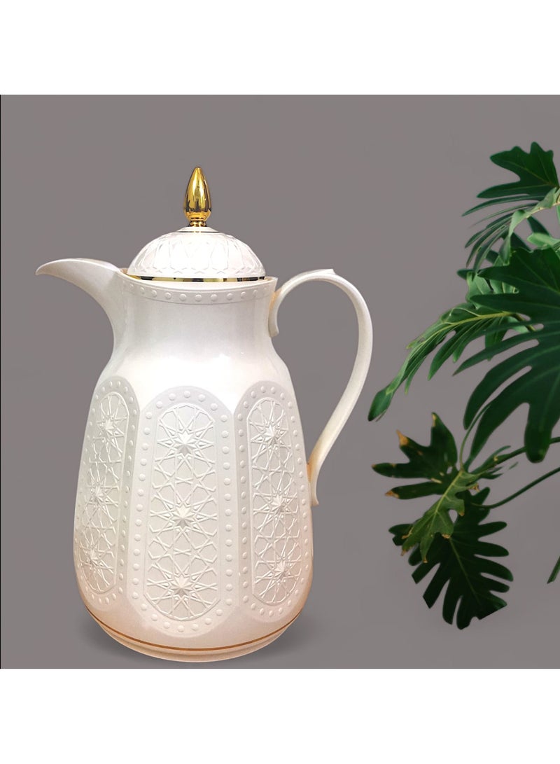 Rose A two-piece thermos set for tea and coffee, 1 liter size - Image 3