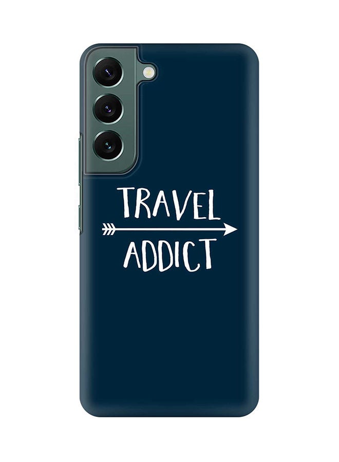 Stylizedd Case for Samsung Galaxy S22+ 5G Slim Snap Classic Series Shield Matte Finish Print - Travel Addict - Image 1