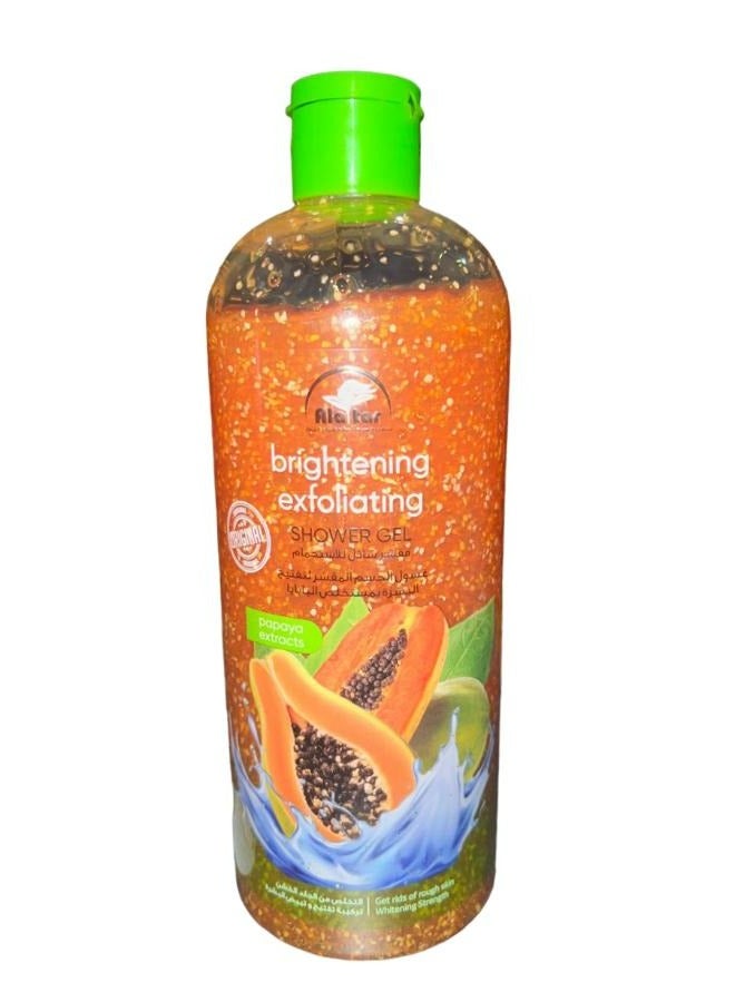 جل استحمام مقشر ومشرق بخلاصة البابايا 750 مل
