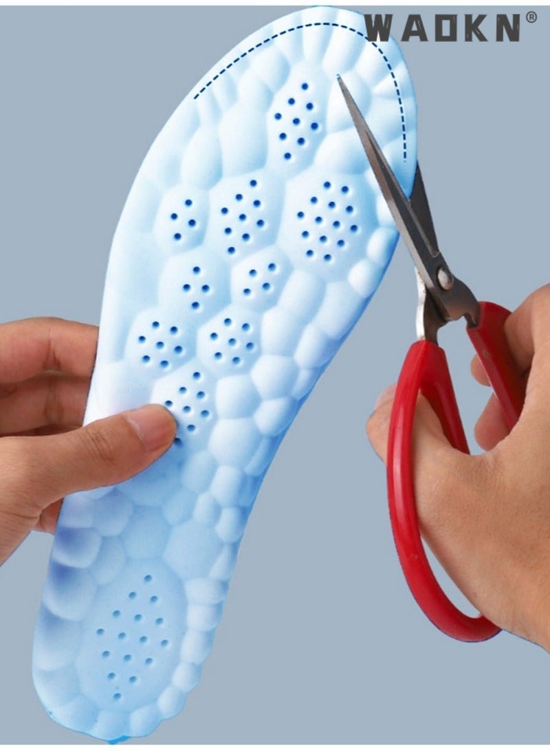WAOKN Breathable Shock Sport Insole 39-40,Cut-To-Fit Shoe Cushion, sweat-absorbent ,Standing for long hours without fatigue,Comfortable Insoles Relieve Foot Pain& Pressure Pain Cushion for Women & Men, Suitable for Athletic Casual & Work - Image 3