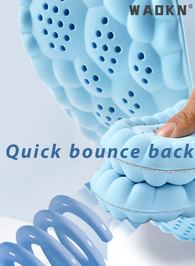 WAOKN Breathable Shock Sport Insole 39-40,Cut-To-Fit Shoe Cushion, sweat-absorbent ,Standing for long hours without fatigue,Comfortable Insoles Relieve Foot Pain& Pressure Pain Cushion for Women & Men, Suitable for Athletic Casual & Work - Image 4
