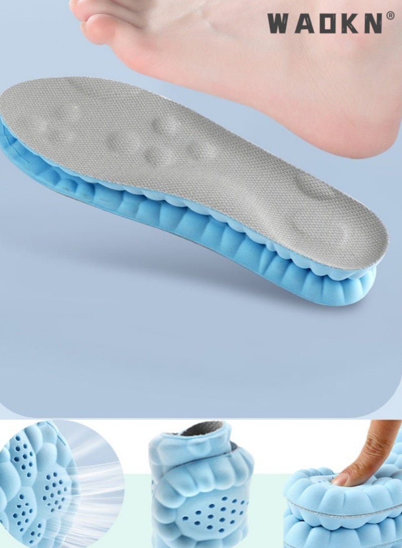 WAOKN Breathable Shock Sport Insole 39-40,Cut-To-Fit Shoe Cushion, sweat-absorbent ,Standing for long hours without fatigue,Comfortable Insoles Relieve Foot Pain& Pressure Pain Cushion for Women & Men, Suitable for Athletic Casual & Work - Image 1