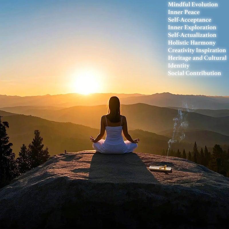 ZenBless Incense Holder Multifunction Incense Burner for Burning Palo Santo,Sage Smudge, Incense Sticks,Handcrafted Ceramic Moon Phase Insence-Stick Holder, Ideal for Spiritual Meditation Yoga Gift - Image 3